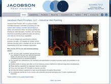 Tablet Screenshot of jacobsonpaint.com